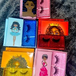 100% human hair and beautiful lashes